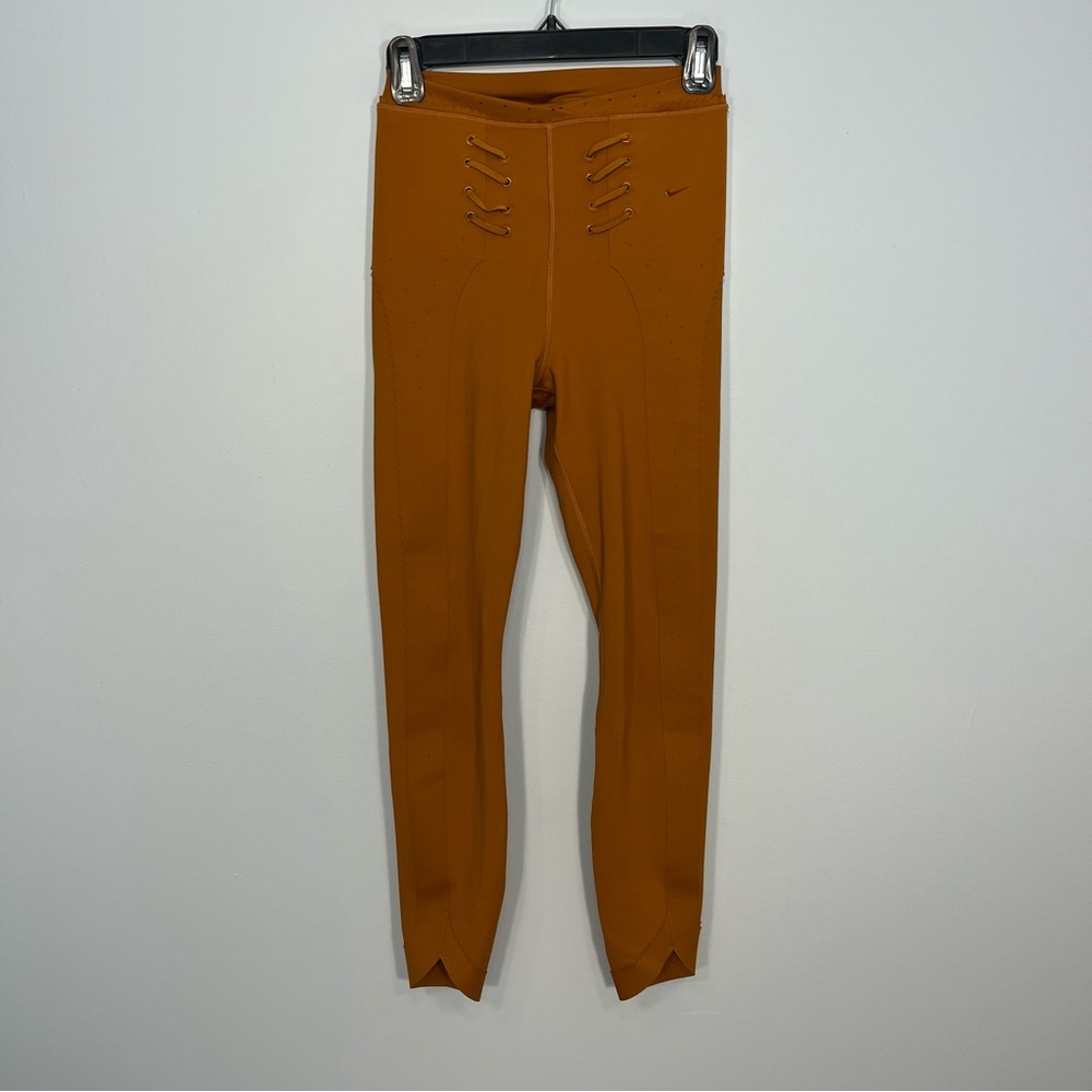 Nike Pants Womens Extra Small Tan Burnt Sienna Boutique Training Tights Leggings